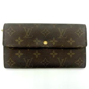 Louis Vuitton Sarah Wallet Monogram Zippy Zipper LV Continental Portemonnaie